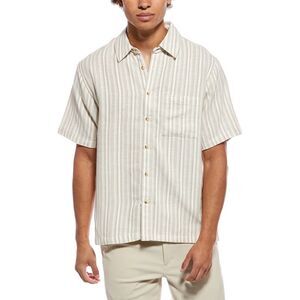 Sovereign Code Mens  Stripe Shirt, Brown